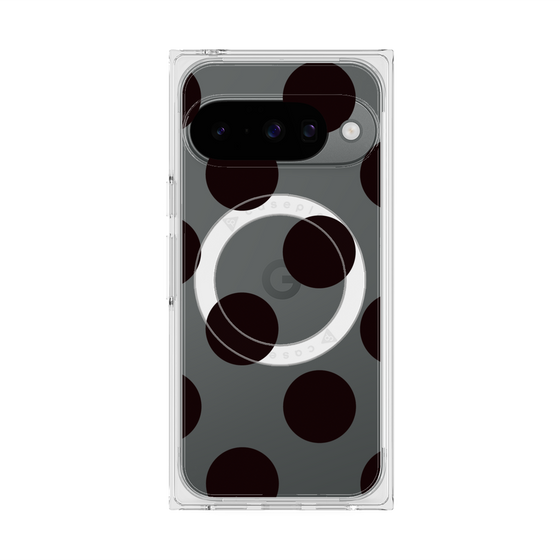 Premium Square Case with Pixelsnap［ Simple Dot - Black ］