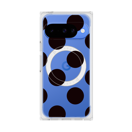 Premium Square Case with Pixelsnap［ Simple Dot - Black ］