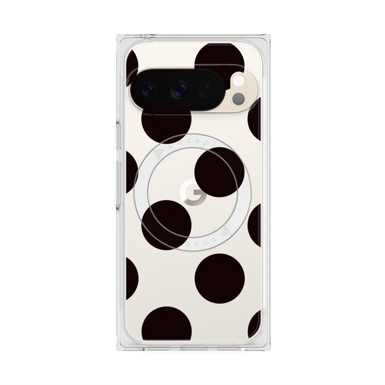 Premium Square Case with Pixelsnap［ Simple Dot - Black ］