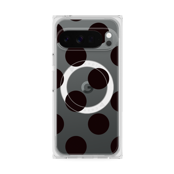 Premium Square Case with Pixelsnap［ Simple Dot - Black ］
