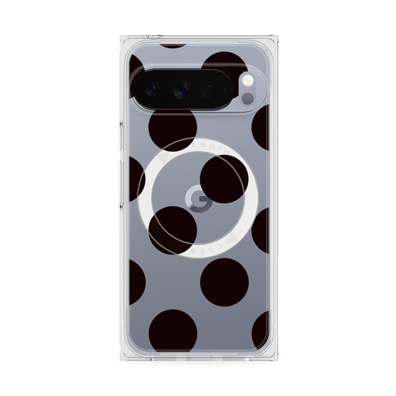 Premium Square Case with Pixelsnap［ Simple Dot - Black ］
