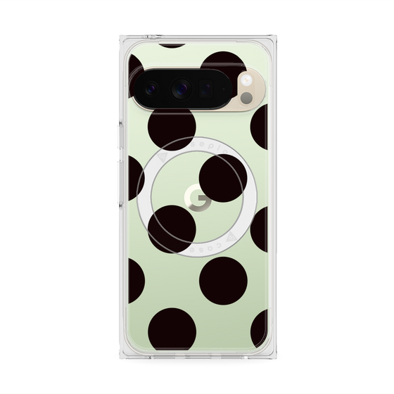 Premium Square Case with Pixelsnap［ Simple Dot - Black ］