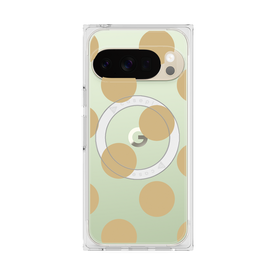 Premium Square Case with Pixelsnap［ Simple Dot - Beige ］