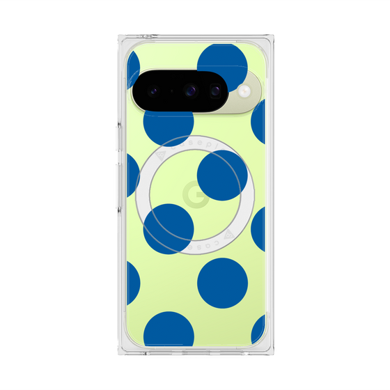 Premium Square Case with Pixelsnap［ Simple Dot - Blue ］