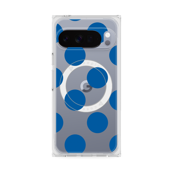 Premium Square Case with Pixelsnap［ Simple Dot - Blue ］