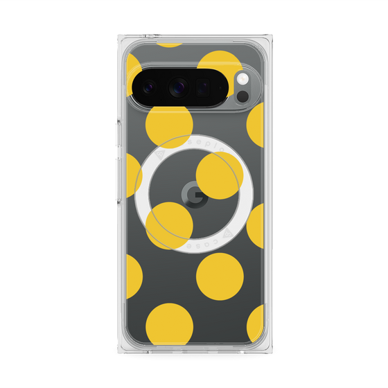 Premium Square Case with Pixelsnap［ Simple Dot - Yellow ］