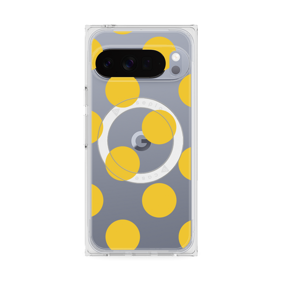 Premium Square Case with Pixelsnap［ Simple Dot - Yellow ］