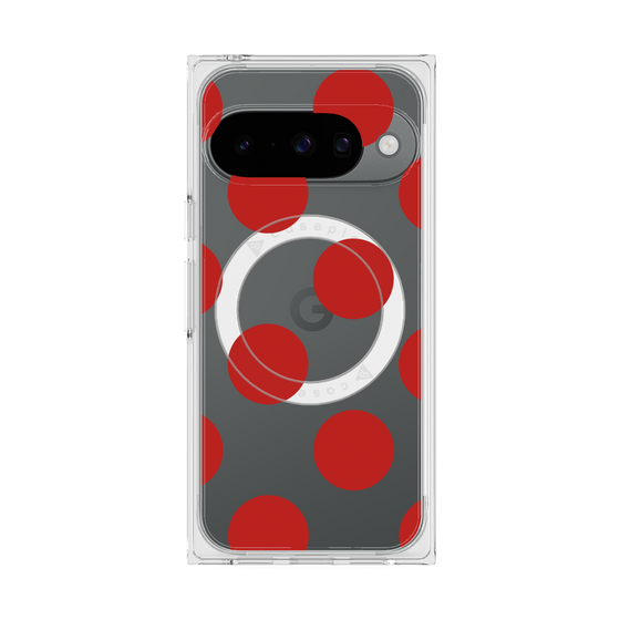 Premium Square Case with Pixelsnap［ Simple Dot - Red ］