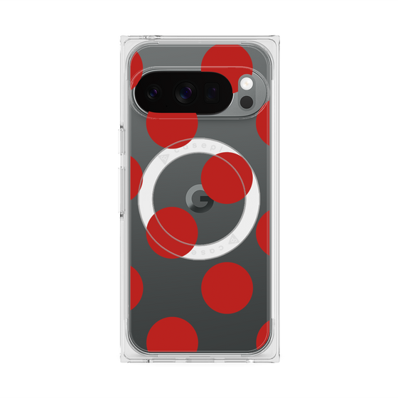 Premium Square Case with Pixelsnap［ Simple Dot - Red ］