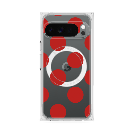 Premium Square Case with Pixelsnap［ Simple Dot - Red ］