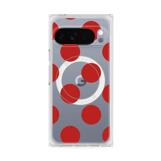 Premium Square Case with Pixelsnap［ Simple Dot - Red ］