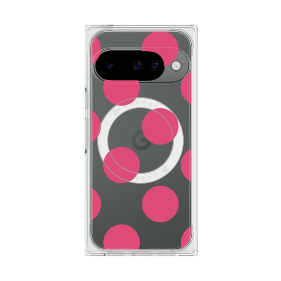 Premium Square Case with Pixelsnap［ Simple Dot - Pink ］