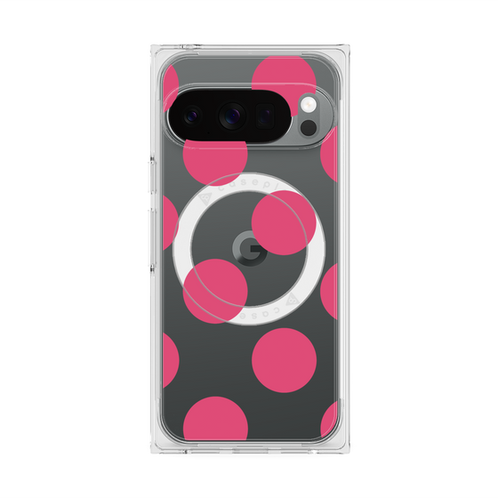 Premium Square Case with Pixelsnap［ Simple Dot - Pink ］