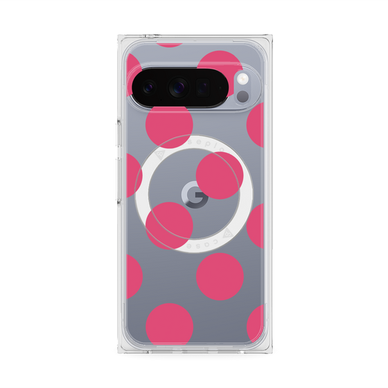 Premium Square Case with Pixelsnap［ Simple Dot - Pink ］