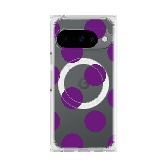 Premium Square Case with Pixelsnap［ Simple Dot - Purple ］