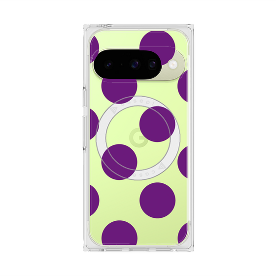 Premium Square Case with Pixelsnap［ Simple Dot - Purple ］
