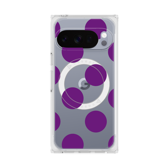 Premium Square Case with Pixelsnap［ Simple Dot - Purple ］