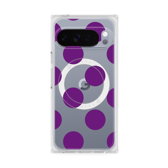 Premium Square Case with Pixelsnap［ Simple Dot - Purple ］