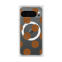 Premium Square Case with Pixelsnap［ Simple Dot - Brown ］
