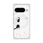 Premium Square Case with Pixelsnap［ Calico Cat Peeking with Curiosity ］
