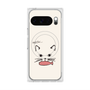 Premium Square Case with Pixelsnap［ Very Greedy Cat - White ］