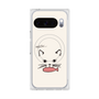 Premium Square Case with Pixelsnap［ Very Greedy Cat - White ］