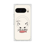 Premium Square Case with Pixelsnap［ Very Greedy Cat - White ］