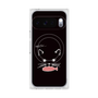 Premium Square Case with Pixelsnap［ Very Greedy Cat - Black ］