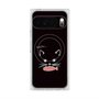 Premium Square Case with Pixelsnap［ Very Greedy Cat - Black ］
