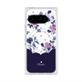 Premium Square Case with Pixelsnap［ Twin Dot Flower - Navy ］