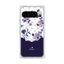 Premium Square Case with Pixelsnap［ Twin Dot Flower - Navy ］