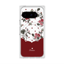 Premium Square Case with Pixelsnap［ Twin Dot Flower - Red ］
