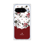 Premium Square Case with Pixelsnap［ Twin Dot Flower - Red ］