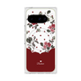Premium Square Case with Pixelsnap［ Twin Dot Flower - Red ］