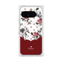 Premium Square Case with Pixelsnap［ Twin Dot Flower - Red ］