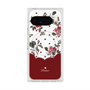 Premium Square Case with Pixelsnap［ Twin Dot Flower - Red ］