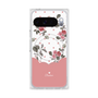 Premium Square Case with Pixelsnap［ Twin Dot Flower - Pink ］