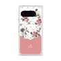 Premium Square Case with Pixelsnap［ Twin Dot Flower - Pink ］