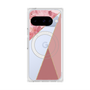 Premium Square Case with Pixelsnap［ Marble Triangle Palette - Pink ］
