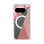 Premium Square Case with Pixelsnap［ Marble Triangle Palette - Pink ］