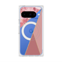 Premium Square Case with Pixelsnap［ Marble Triangle Palette - Pink ］
