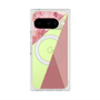 Premium Square Case with Pixelsnap［ Marble Triangle Palette - Pink ］