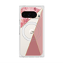 Premium Square Case with Pixelsnap［ Marble Triangle Palette - Pink ］