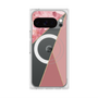 Premium Square Case with Pixelsnap［ Marble Triangle Palette - Pink ］