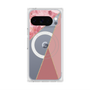 Premium Square Case with Pixelsnap［ Marble Triangle Palette - Pink ］