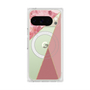 Premium Square Case with Pixelsnap［ Marble Triangle Palette - Pink ］