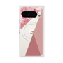 Premium Square Case with Pixelsnap［ Marble Triangle Palette - Pink ］