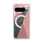 Premium Square Case with Pixelsnap［ Marble Triangle Palette - Pink ］
