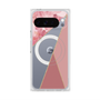 Premium Square Case with Pixelsnap［ Marble Triangle Palette - Pink ］