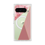 Premium Square Case with Pixelsnap［ Marble Triangle Palette - Pink ］